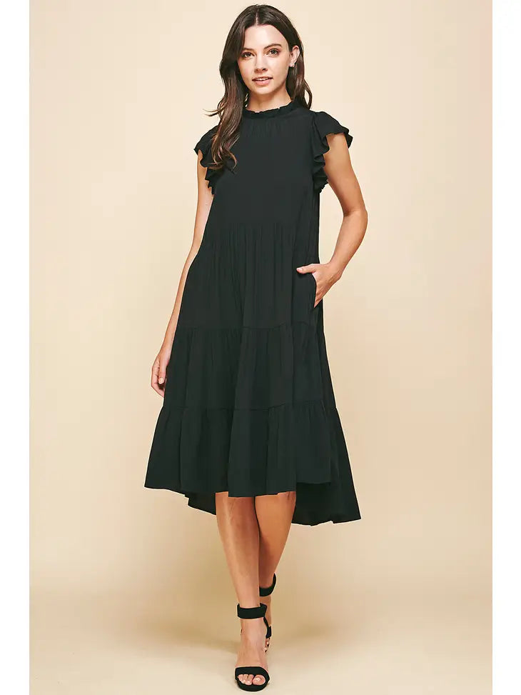 LBD - Tiered Midi Dress