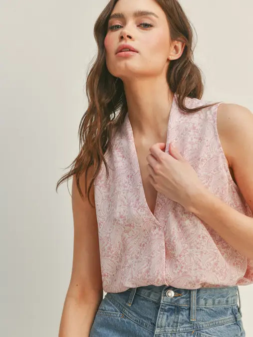 Blush Paisley Tank