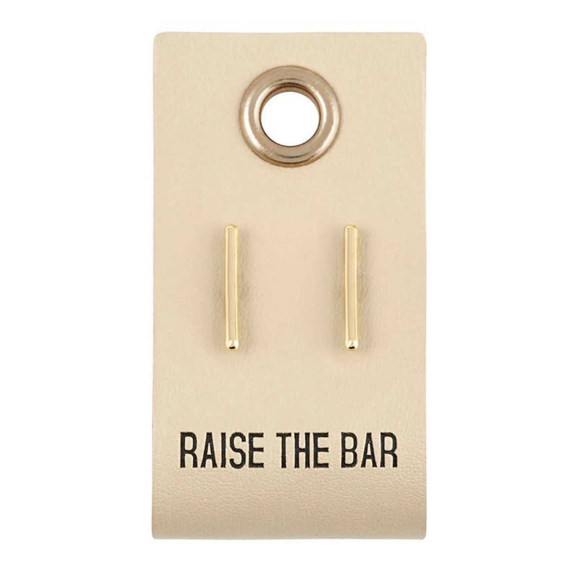 Gold Bar Earrings