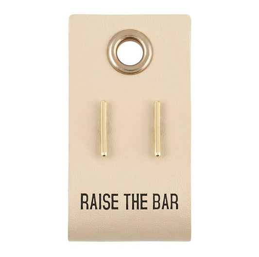 Gold Bar Earrings