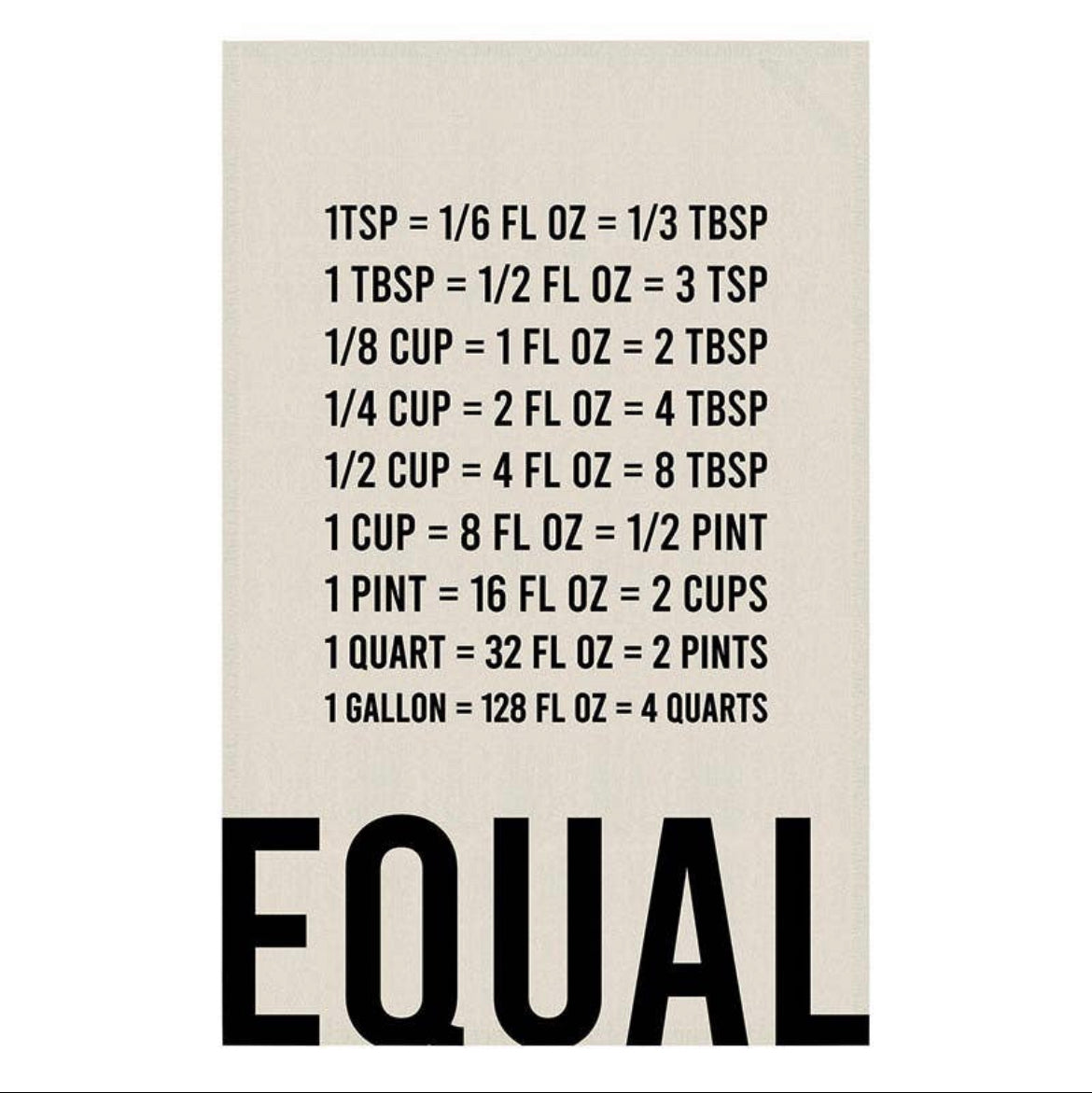 Tea Towel - Equal