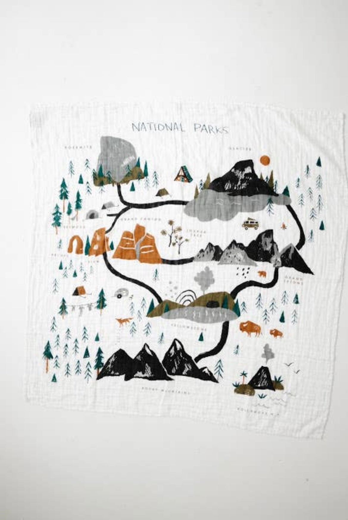 Clementine Kids - National Parks Swaddle