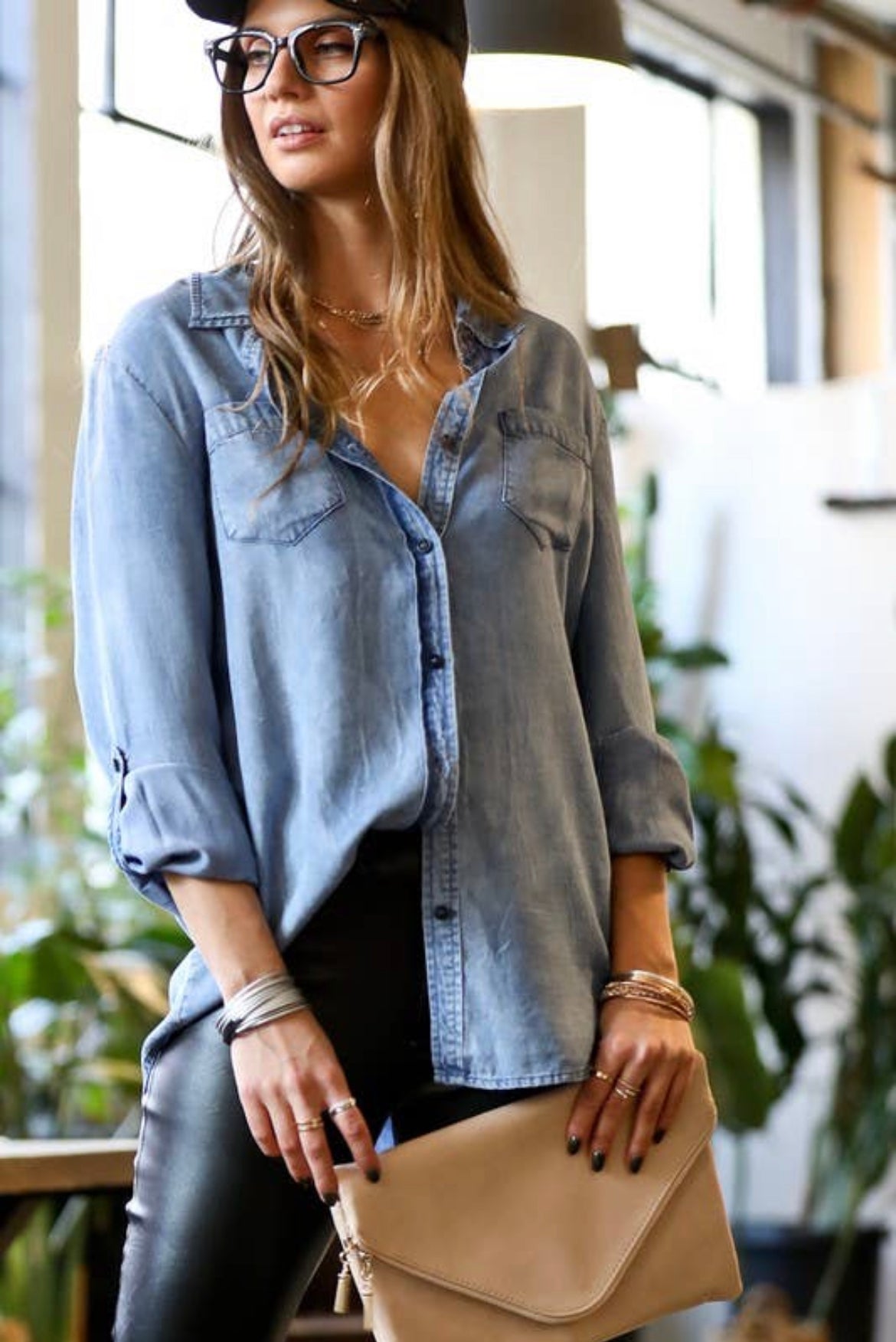 The Jerrica Denim Shirt