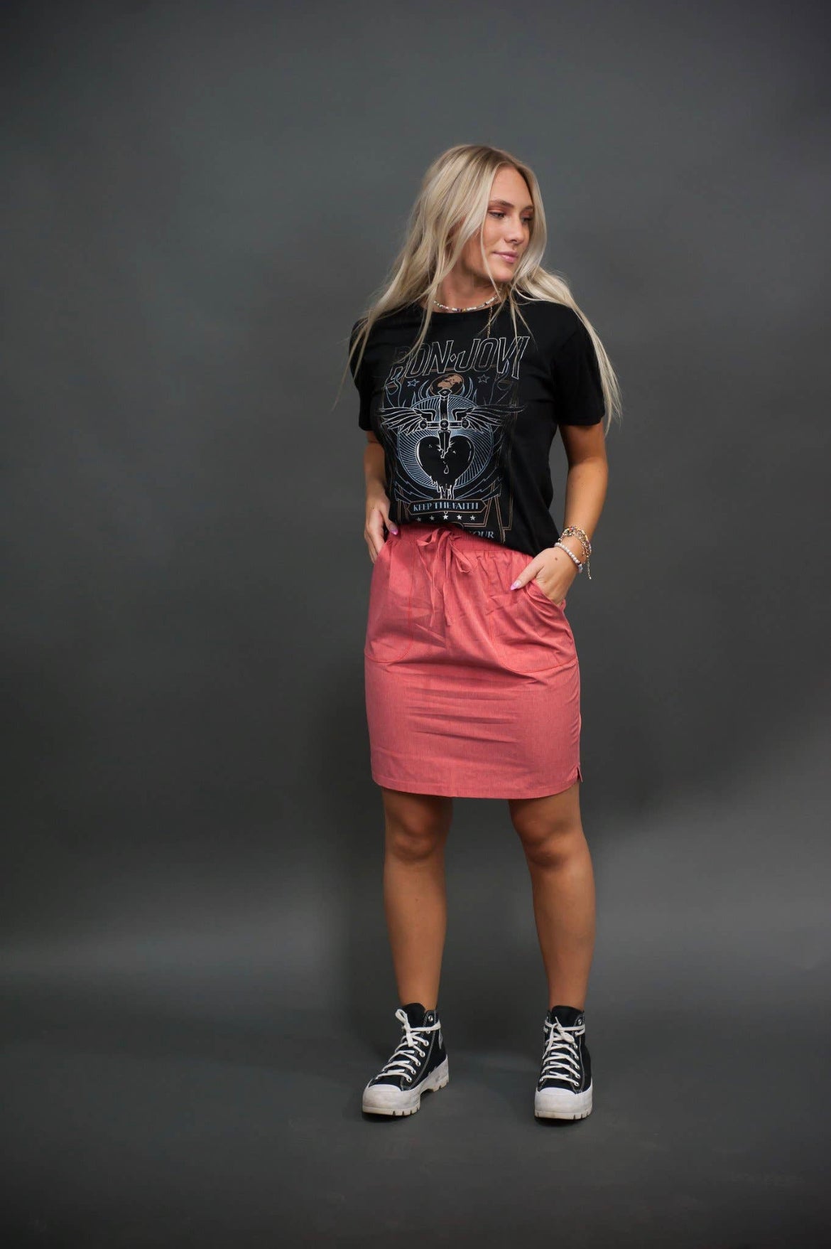 Skirt in Watermelon