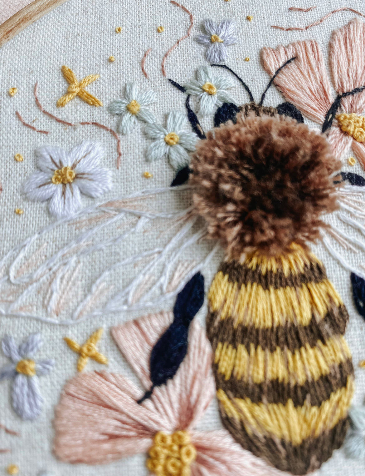 HoneyBee Embroidery Kit