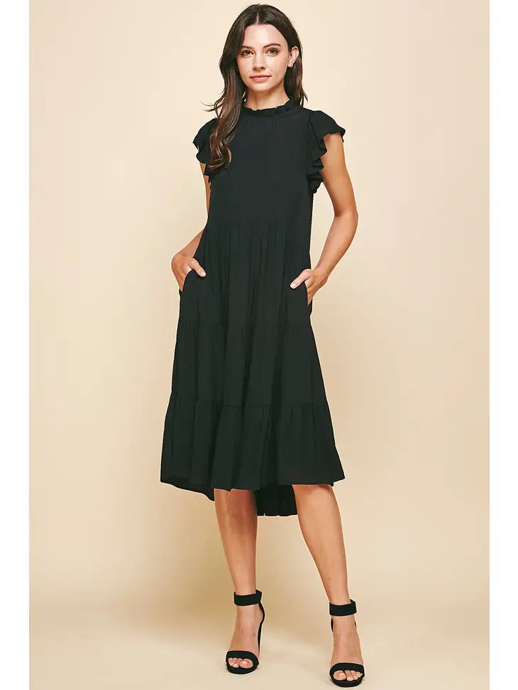 LBD - Tiered Midi Dress