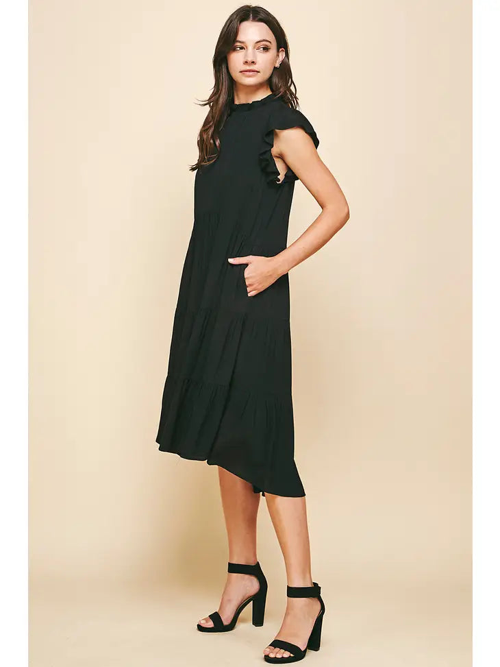 LBD - Tiered Midi Dress