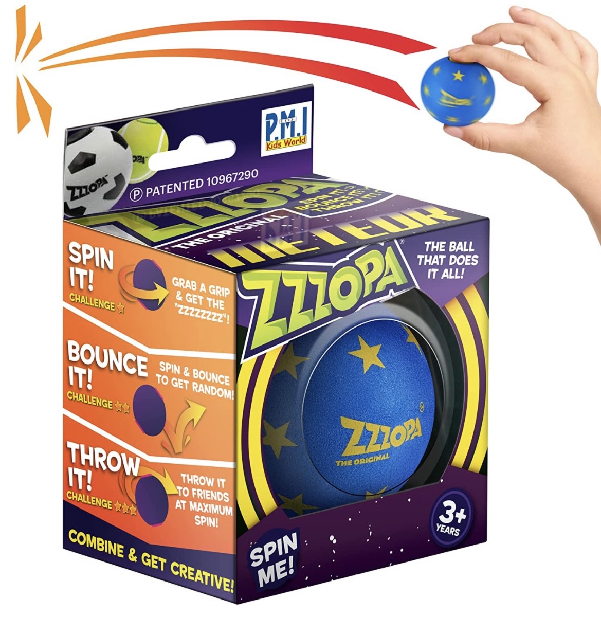 Zzzopa - World's only Fidget Spinning Bouncy Ball!