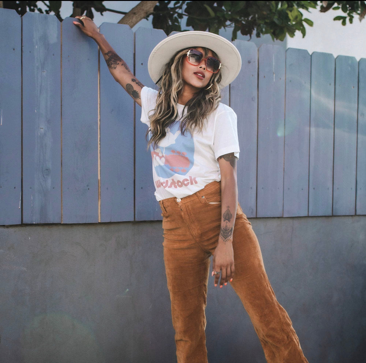 Woodstock Peace Graphic Tee